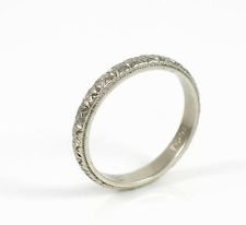 White Gold Wedding Ring 18k